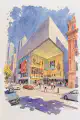Thumbnail of postcard 'Edgy Building'